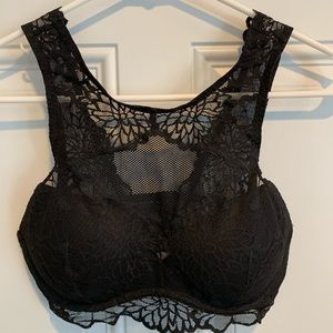 High Neck Lace Bralette🖤